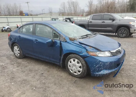 2012 Honda Civic Lx from USA, damaged, VIN 19XFB2F56CE080614
